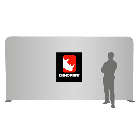 Textilwand ALU | 600er gerade | einseitig bedruckt