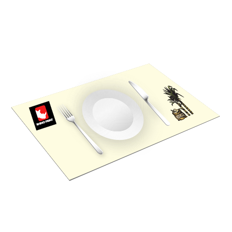 Tischsets aus Zuckerrohrpapier | DIN A3 | einseitig bedruckt