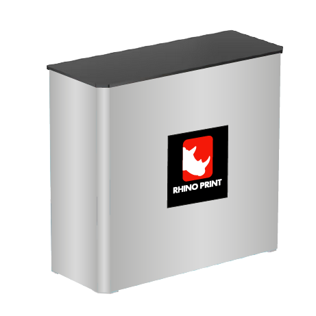 Messetheke FASTFRAME™ | B 102 cm x H 102,5 cm x T 41 cm | bedruckt