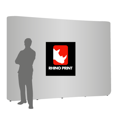 Pop-Up Faltwand | 4 x 3 Felder gerade | einseitig bedruckt