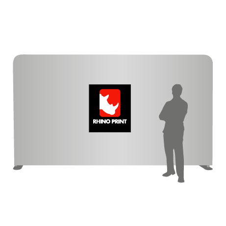 Textilwand ALU | 500er gerade | einseitig bedruckt
