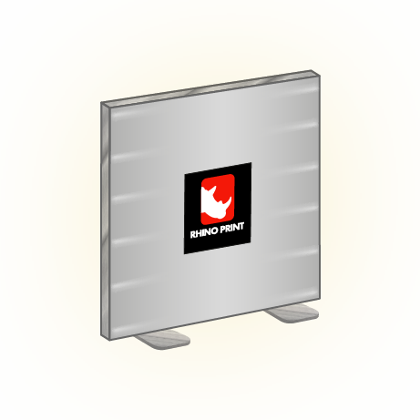 Textilspannrahmen LED freistehend | B 100 cm x H 200,5 cm | bedruckt
